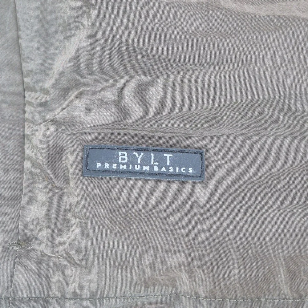 BYLT Baja Swim Slub Short Mens Large Brown Nylon Quick Dry